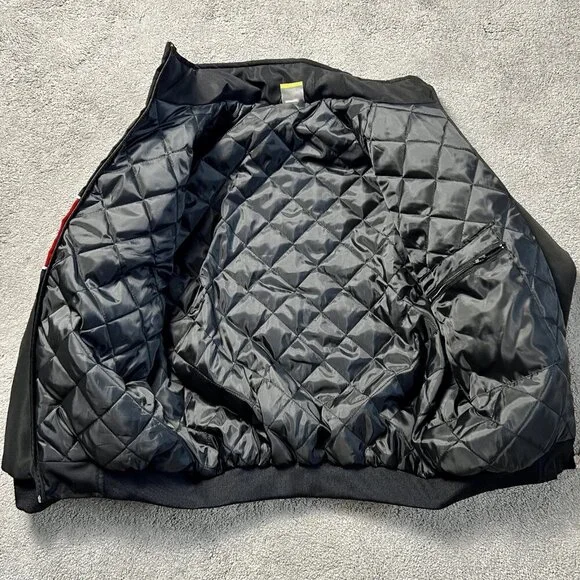 Ferrari F1 Racing Jacket Unisex BNWT Red and Black Insulated Embroidered Logo - Picture 5 of 8